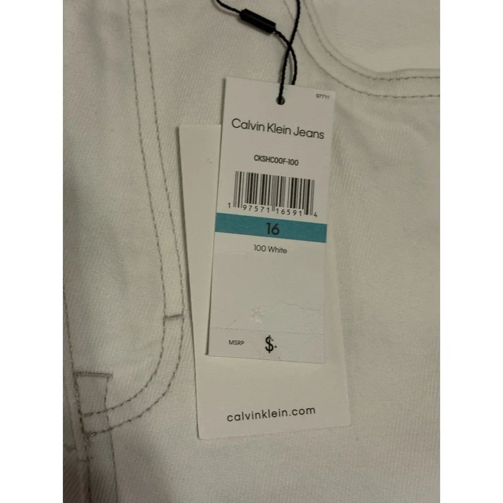 NWT Boys XL Univibe Long Sleeve Tee + Calvin Klein White Shorts Size 16‎ Outfit